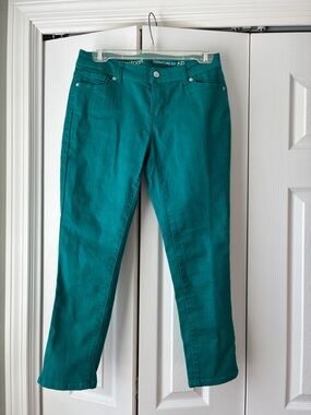 Westport Teal Straight-Leg Jeans